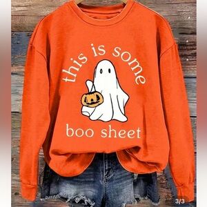 Women’s Halloween ghost sweatshirt